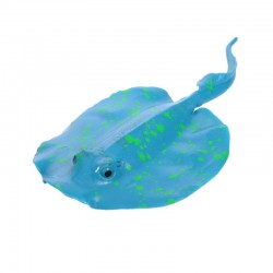 Aquarium decoration - silicone luminous stingray with a suction cupAquarium