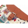 Printed Owls - crossbody shoulder small bagBags