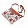 Printed Owls - crossbody shoulder small bagBags
