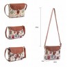Printed Owls - crossbody shoulder small bagBags