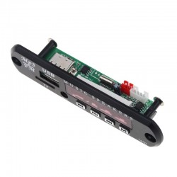 Wireless FM receiver - 5V 12V car MP3 player - audio module radio - Wma TF USB 3.5mm AUX speakersRadio