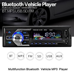 12V Bluetooth - AUX-IN MP3 FM-USB - 1Din - remote control - audio stereo car radioRadio