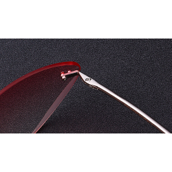 Cat eye - rimless sunglasses - UV400Sunglasses