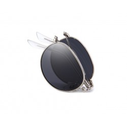 Retro - foldable - oval sunglasses - unisexSunglasses