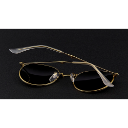 Retro - foldable - oval sunglasses - unisexSunglasses