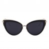 Retro cat eye - alloy frame - oval sunglasses - UV400Sunglasses