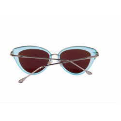 Retro cat eye - alloy frame - oval sunglasses - UV400Sunglasses