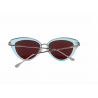 Retro cat eye - alloy frame - oval sunglasses - UV400Sunglasses
