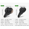 Bicycle saddle with warning lightSaddles