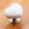 Ceramic heart - furniture handle - knobFurniture