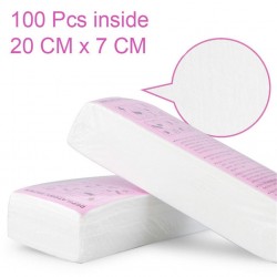 Wax hair removal - paper rolls 100 piecesSkin