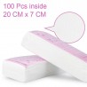 Wax hair removal - paper rolls 100 piecesSkin