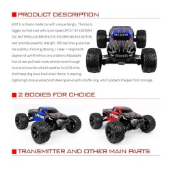BSD Racing BS810T 1/8 2.4G 4WD 70km/h 4S Brushless Rc Car - Electric Off-Road Truck - RTR ModelCars