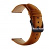 Leather watch band with black buckle for Xiaomi Huami Amazfit BipSmart-Wear