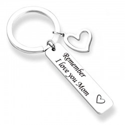 Remember I Love You Mom & Dad - keychainKeyrings
