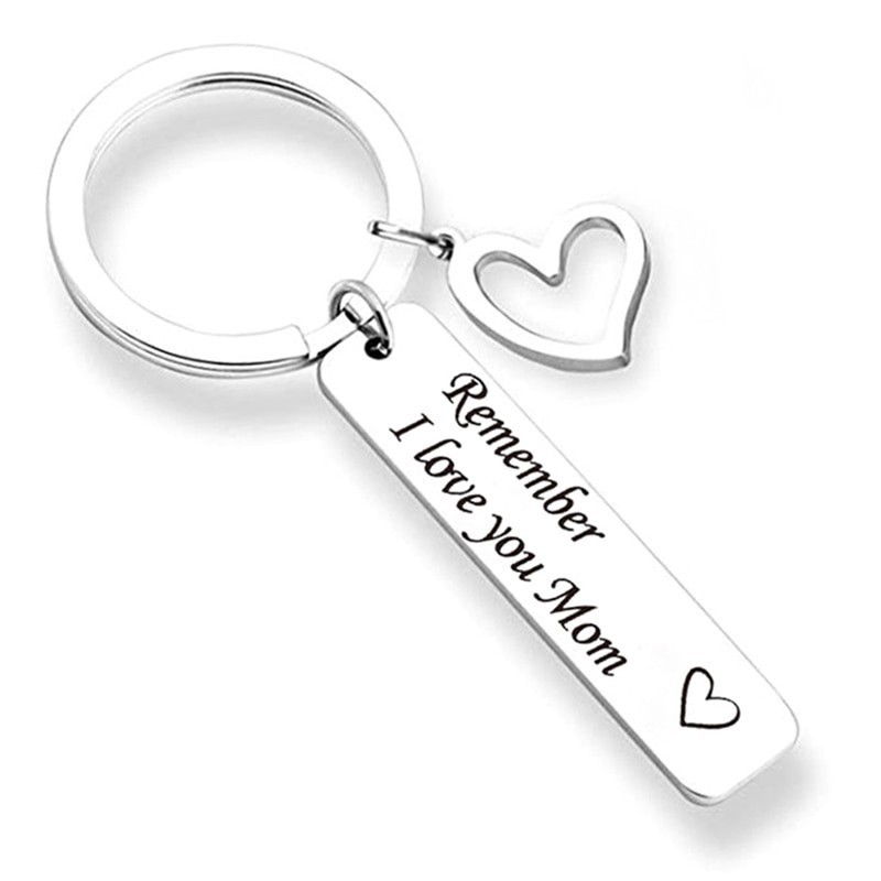 Remember I Love You Mom & Dad - keychainKeyrings