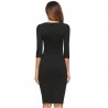 Elegant - slim - women's dress with beltDresses