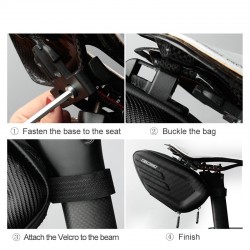 Waterproof bicycle saddle bagSaddles