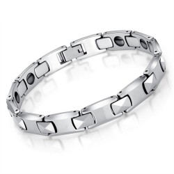 Magnetic Tungsten steel bracelet high polished - UnisexBracelets