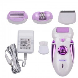 4 in 1 Rechargeable electric epilator - shaver - trimmerShaving