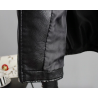 Punk style - floral embroidery - leather jacketJackets