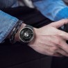 Ball rotation - stainless steel quartz watch with silicone strapWatches
