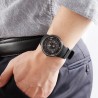 Ball rotation - stainless steel quartz watch with silicone strapWatches