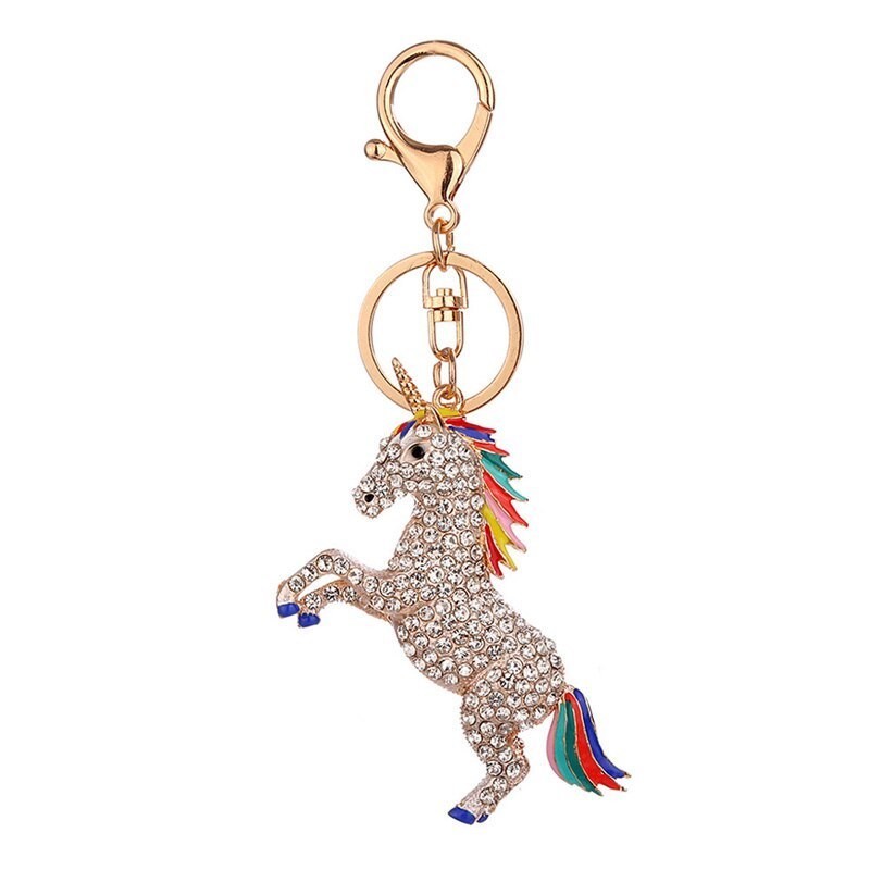 Crystal Unicorn - KeychainKeyrings