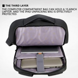 Anti-theft waterproof travel backpack - 15.6" inch Laptop bag with USB chargingBackpacks