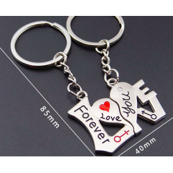 Forever Love You - keychain 2pcsKeyrings