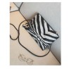 Leather bag with zebra pattern - 3 pcs setSets