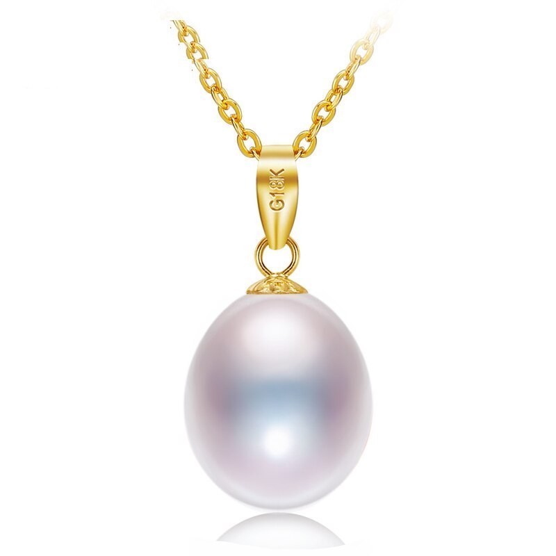 Luxury gold necklace with pearl 45cmNecklaces