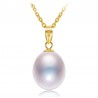 Luxury gold necklace with pearl 45cmNecklaces