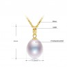 Luxury gold necklace with pearl 45cmNecklaces