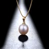Elegant gold necklace with pearl & earringsJewellery Sets