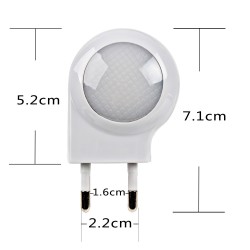 Led - mini wall light with USB charger - EU plugWall lights