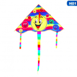 Triangle smiling face - kite 80 cmKites