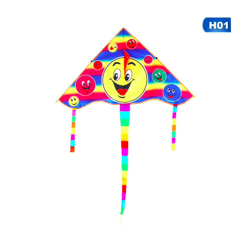 Triangle smiling face - kite 80 cmKites