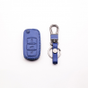 Car key leather cover for Volkswagen Polo B5, B6, Golf 4, 5, 6, Jetta, MK6, TiguanKeys