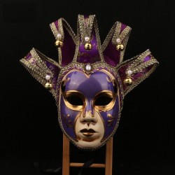 Vintage Jolly Joker - Venetian full face mask for masquerade & halloweenPlaques & Signs