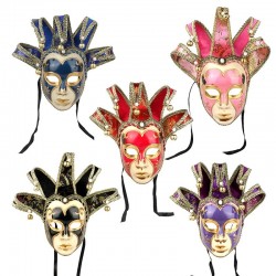 Vintage Jolly Joker - Venetian full face mask for masquerade & halloweenPlaques & Signs