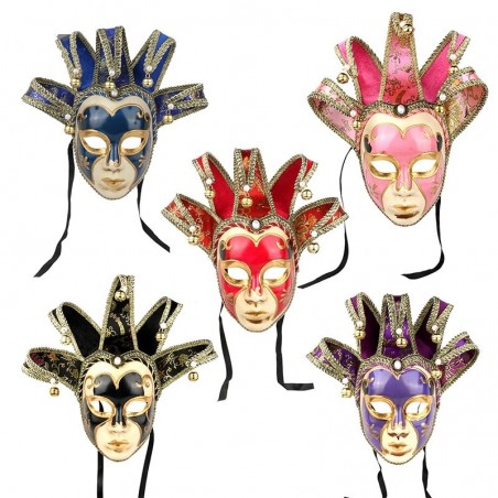 Vintage Jolly Joker - Venetian full face mask for masquerade & halloweenPlaques & Signs