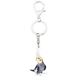 Acrylic parrot - keychainKeyrings
