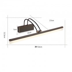 American style bathroom mirror light - LED wall light - lamp - 8W - 39 cmWall lights