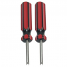 Universal tool for tire demote valve repair 10cm 2 piecesScrewdrivers