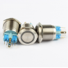 22mm metal waterproof stainless steel button - switch momentary - flat round lampSwitches
