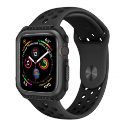 Silicone & hard armor case for Apple Watch 1-2-3-4-5Accessories