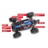 RC car REMO 1655 1/16 2.4G 4WD - waterproof - brushless - off roadCars