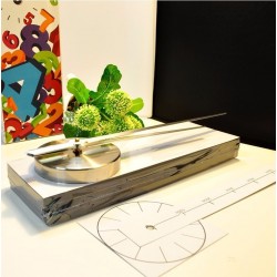 3D wall clock - acrylic mirror stickerClocks