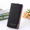Long leather wallet with zipperWallets